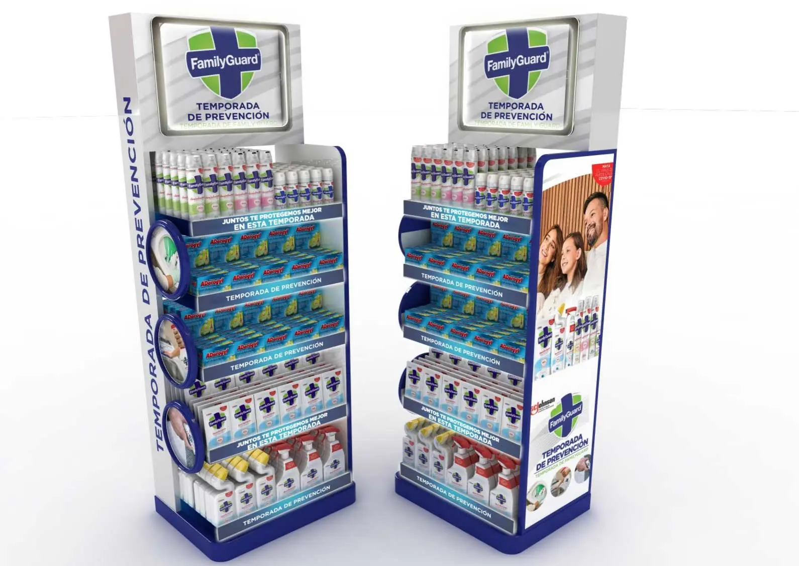 Display con tecnología