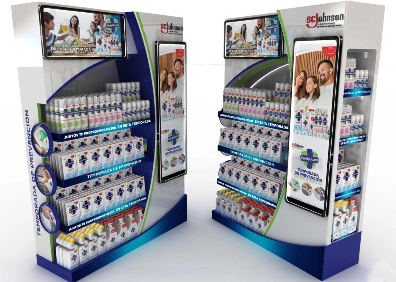 Display con tecnología